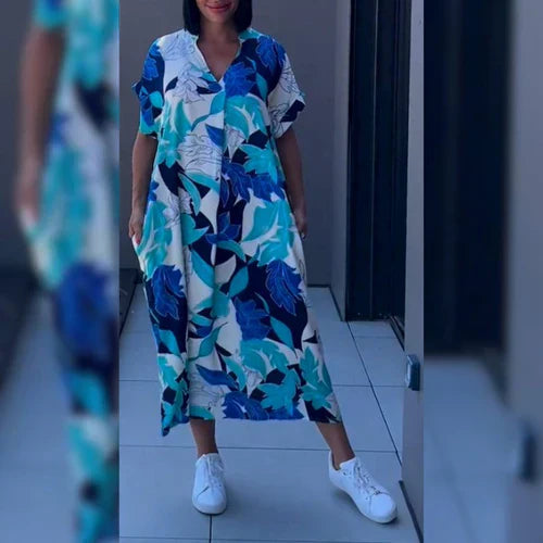 Cyla - Artistic Printed Dress