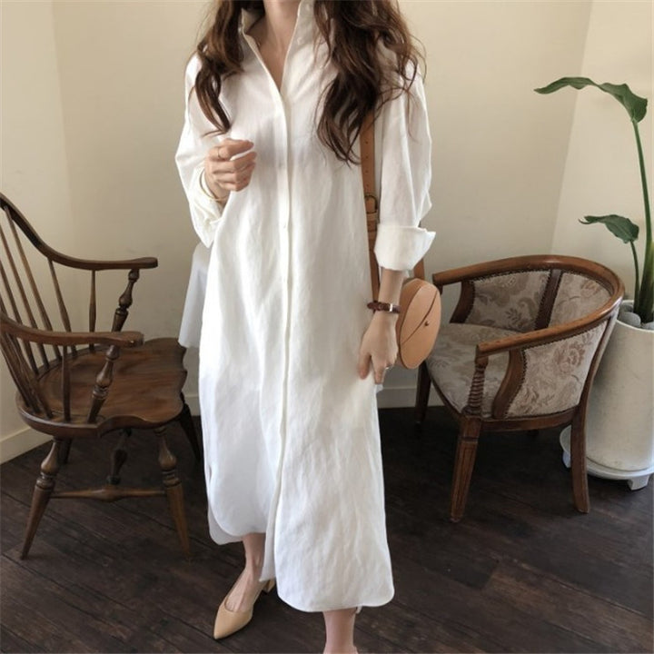 Taria - Buttoned Classic Dress