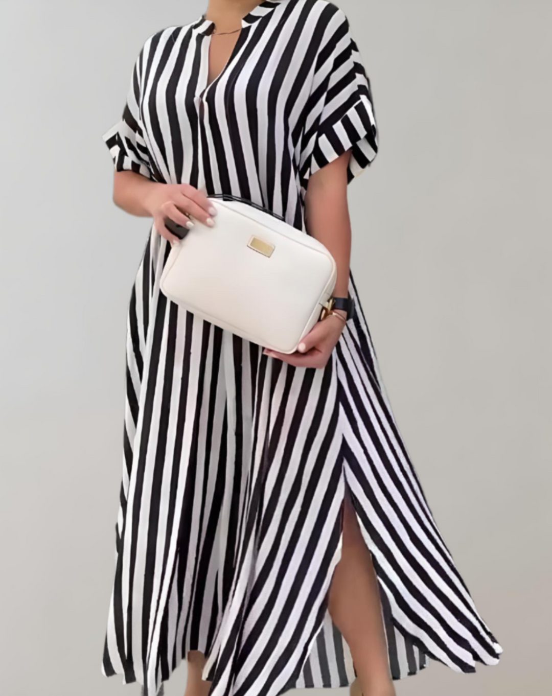 Kathy - Chic Stripe Dress