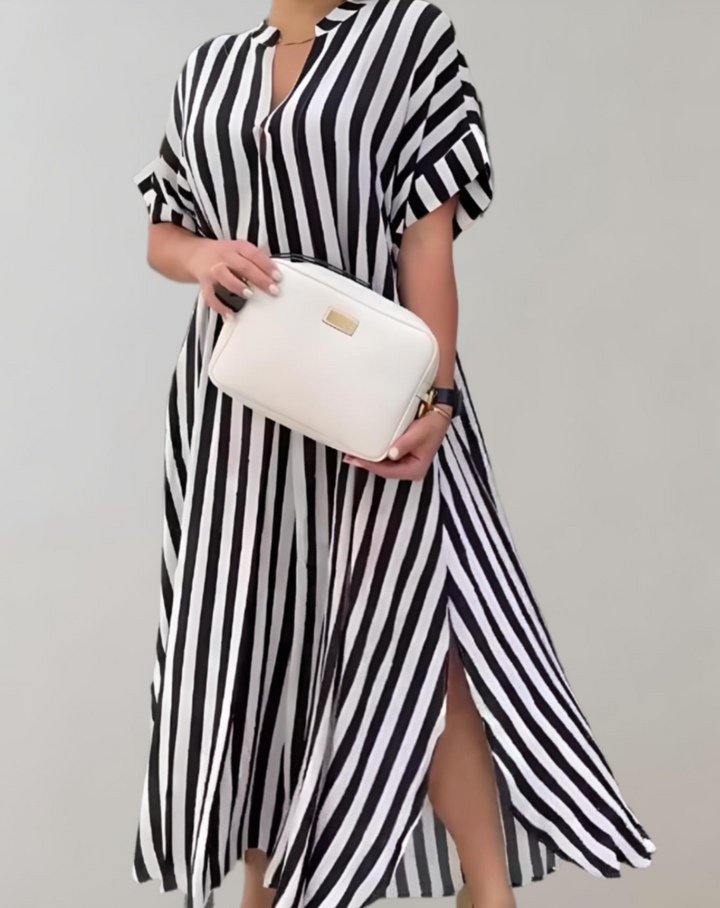 Kathy - Chic Stripe Dress