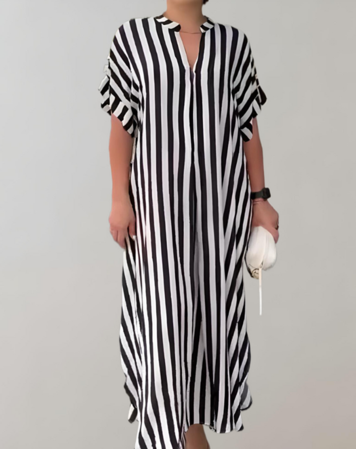 Kathy - Chic Stripe Dress