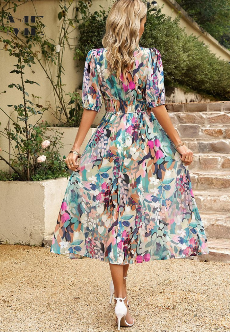 Marcelle - Bloomy Elegance Dress