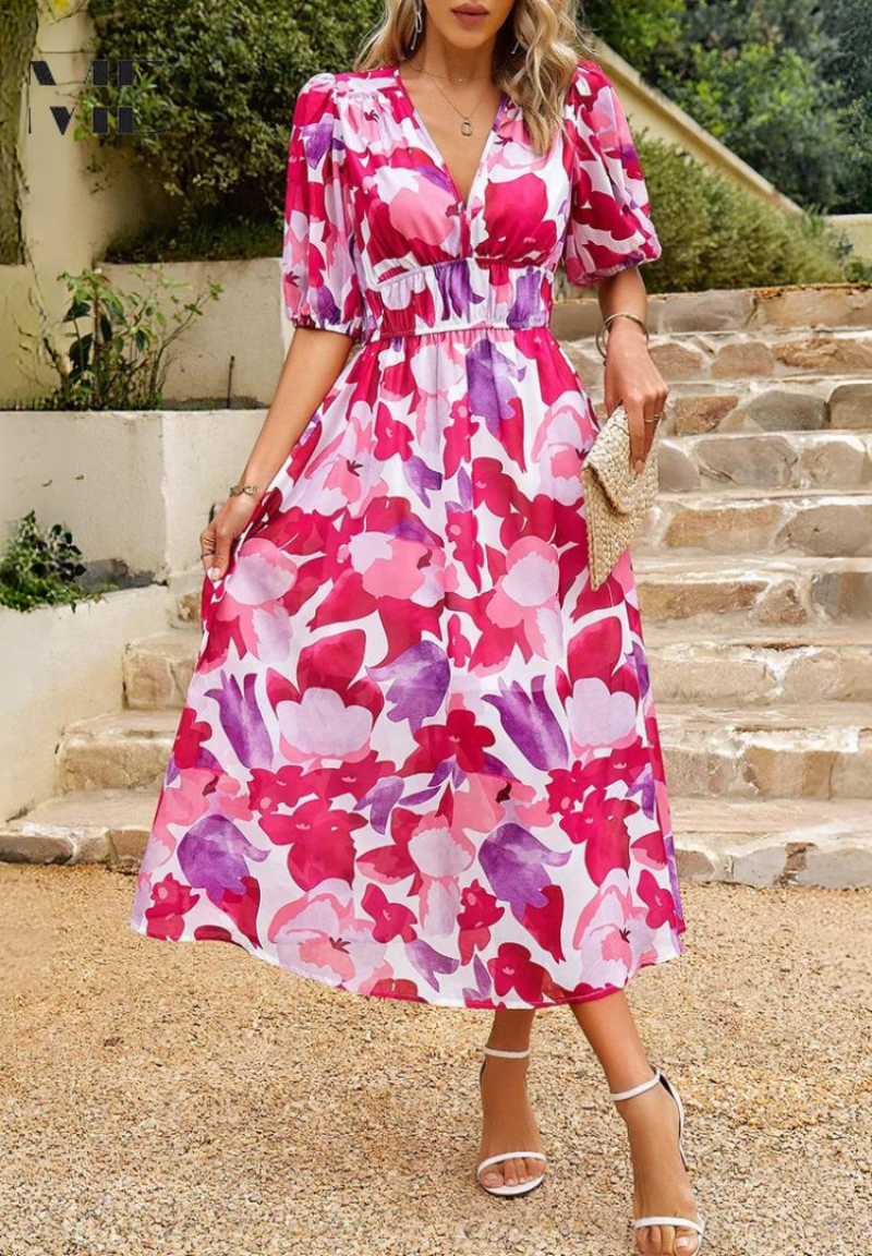 Marcelle - Bloomy Elegance Dress