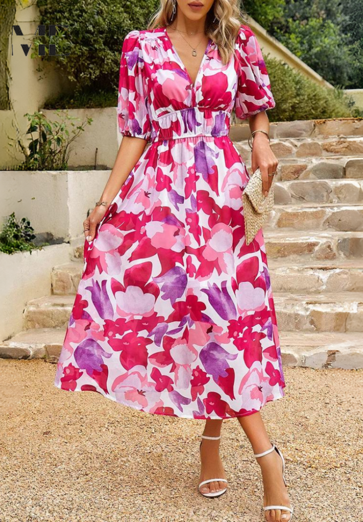 Marcelle - Bloomy Elegance Dress