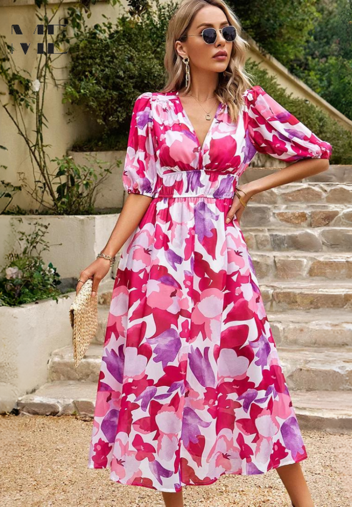 Marcelle - Bloomy Elegance Dress