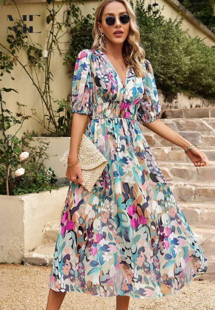 Marcelle - Bloomy Elegance Dress