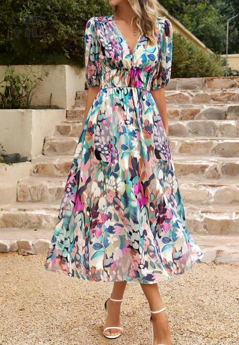Marcelle - Bloomy Elegance Dress