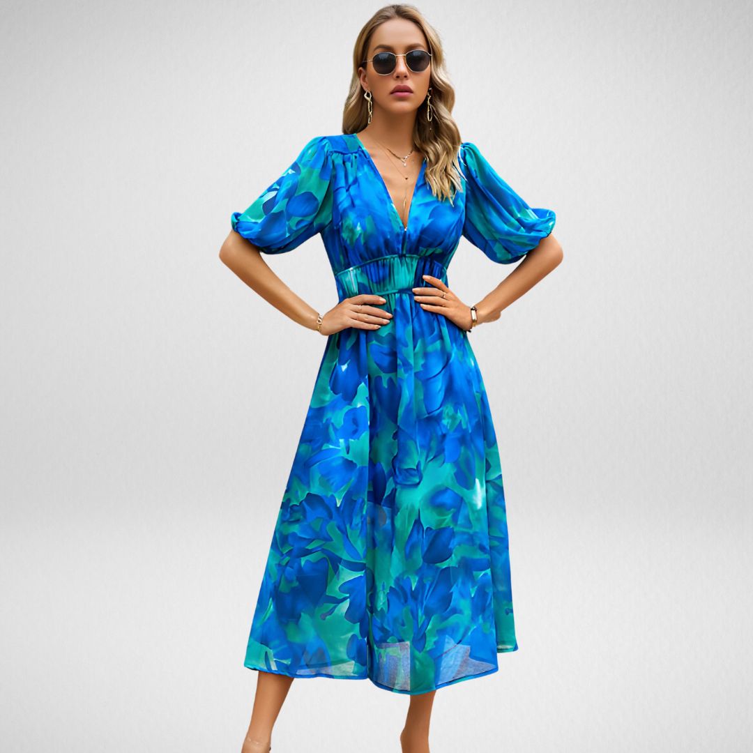 Mirae - Bold Garden Dress