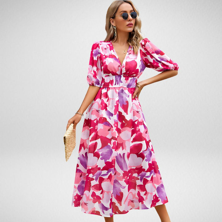 Mirae - Bold Garden Dress