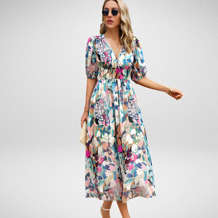 Mirae - Bold Garden Dress