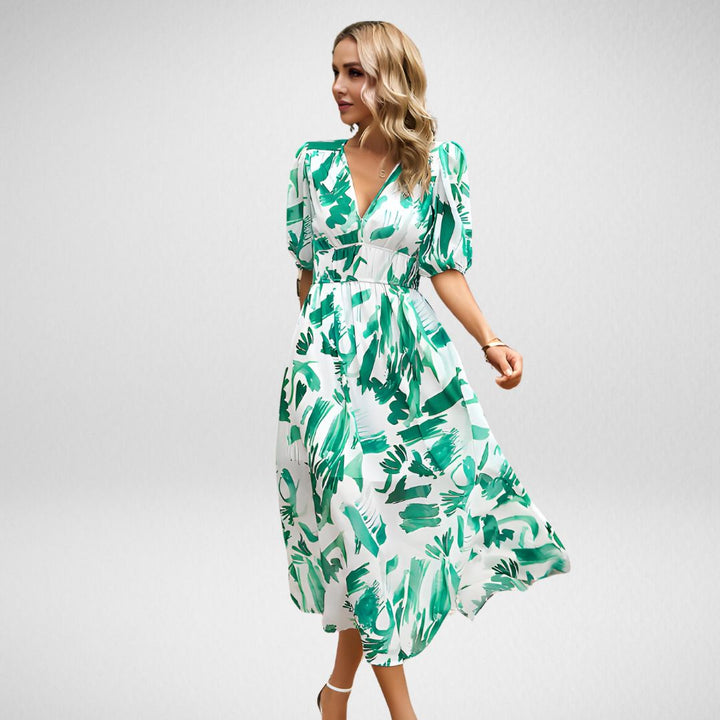 Mirae - Bold Garden Dress