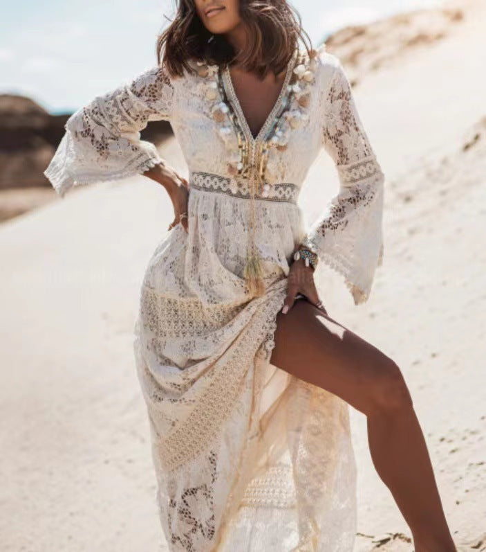 Elisse - Boho Lace Dress