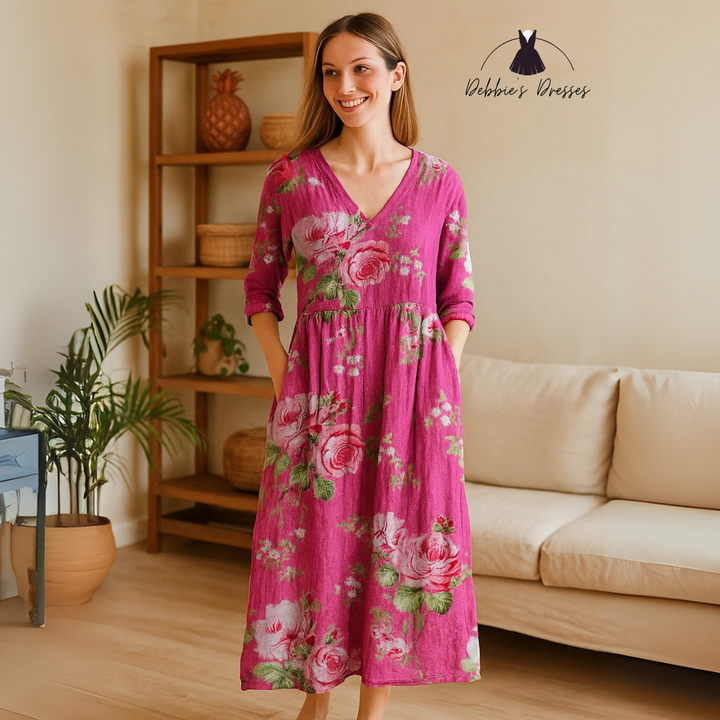 Rosaline - Bold Blossom Dress