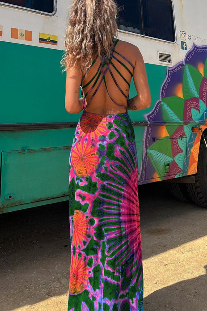 Krista - Radiant Tie-Dye Dress