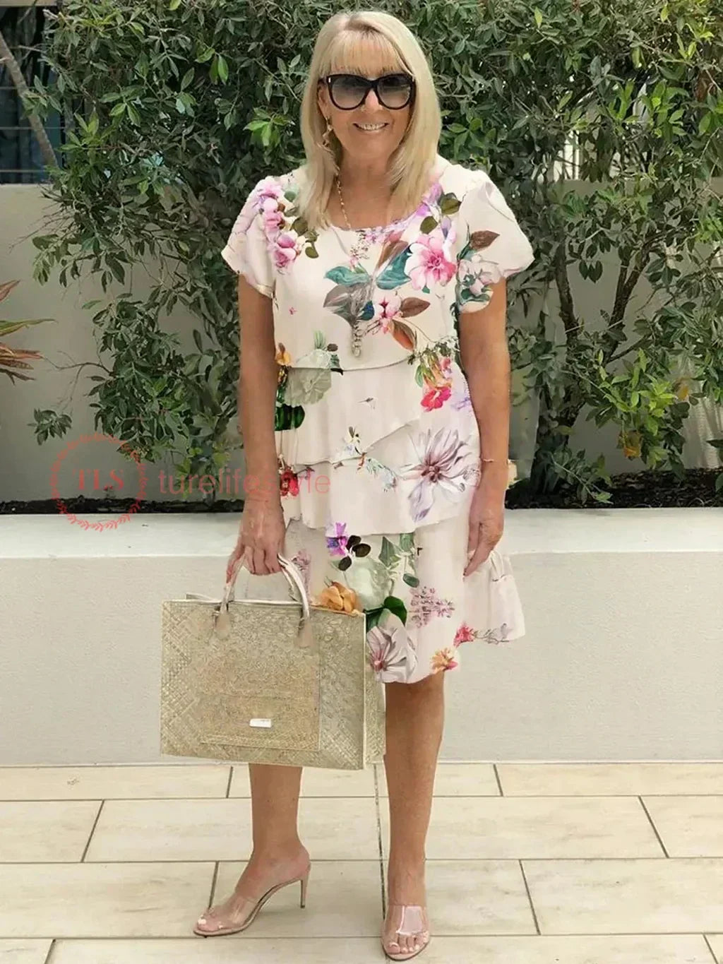 MARVELLE - Bloom Ruffle Dress