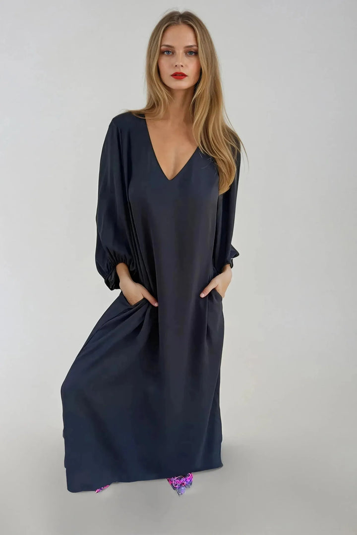 Melinda - Elegant V-Neck Dress