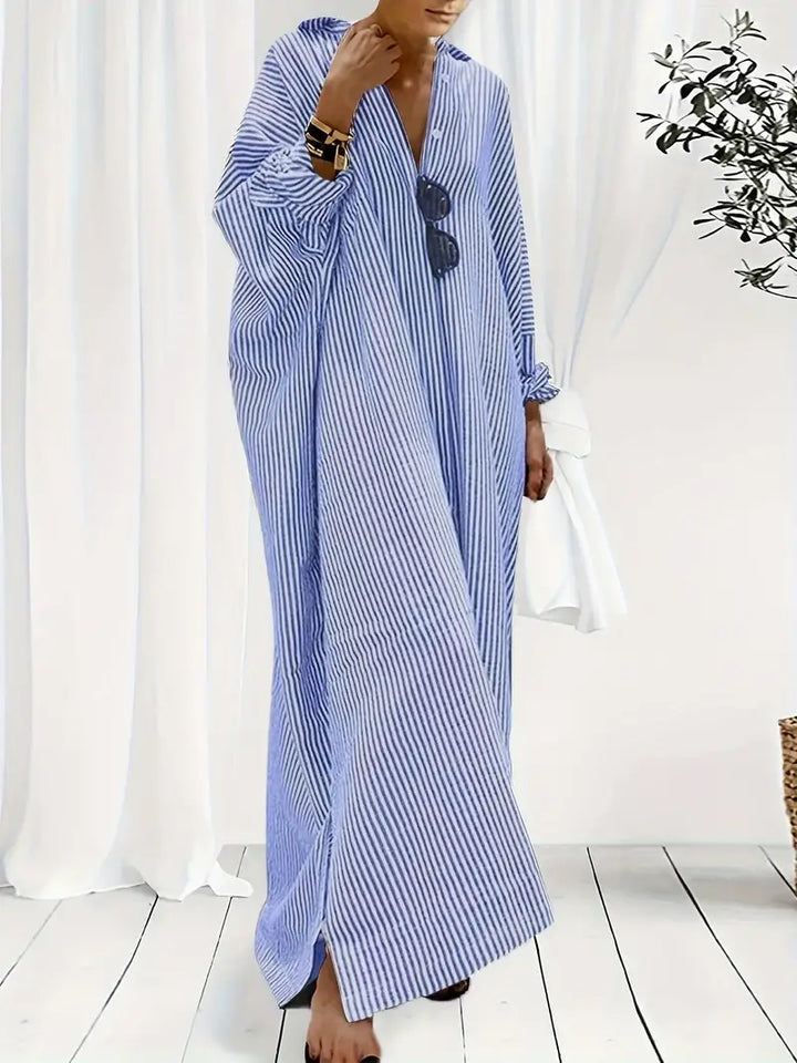 Anora - Striped Relaxed Dress