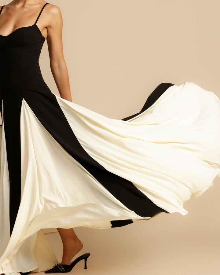 Avanya - Two-Tone Flow Dress