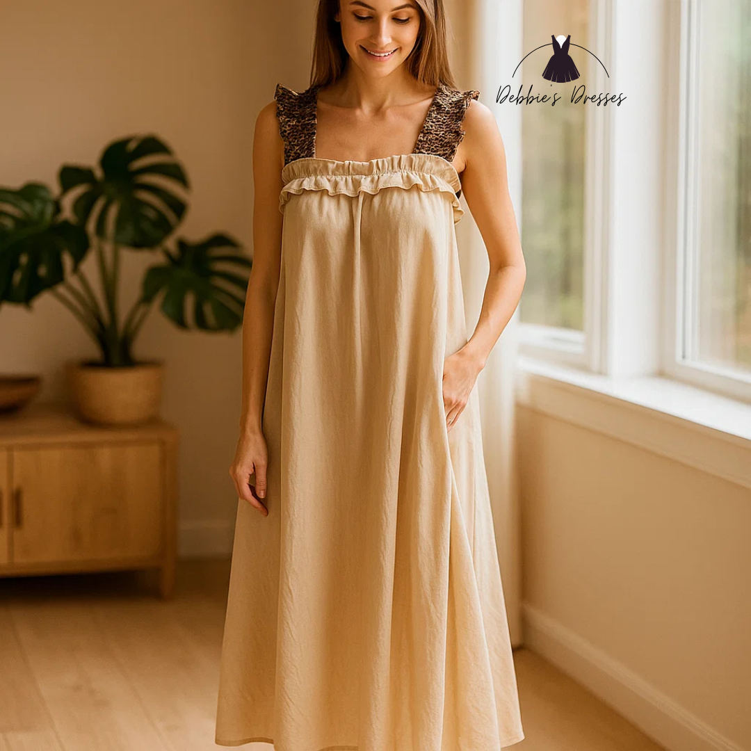 Sonia - Ruffle Drape Dress
