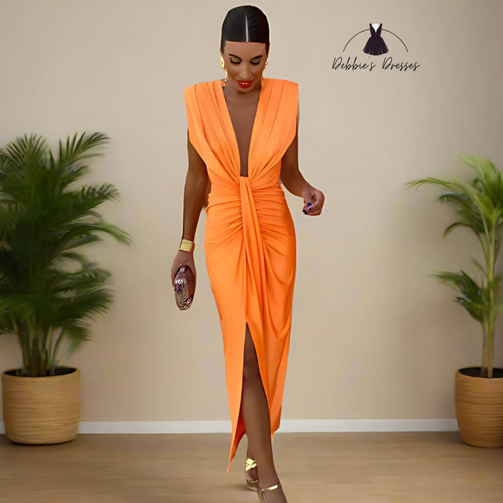Fera - Fiery Drape Dress