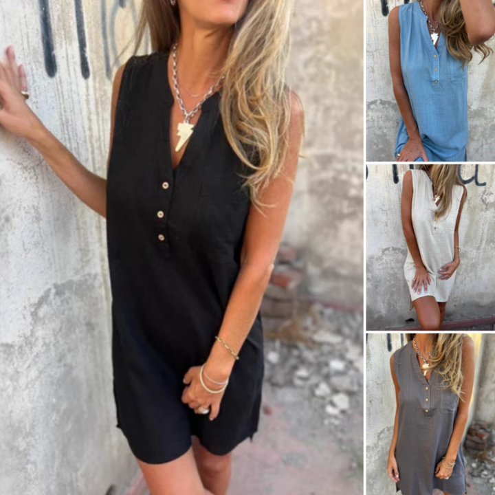 Melvina - Classic Sleeveless Dress