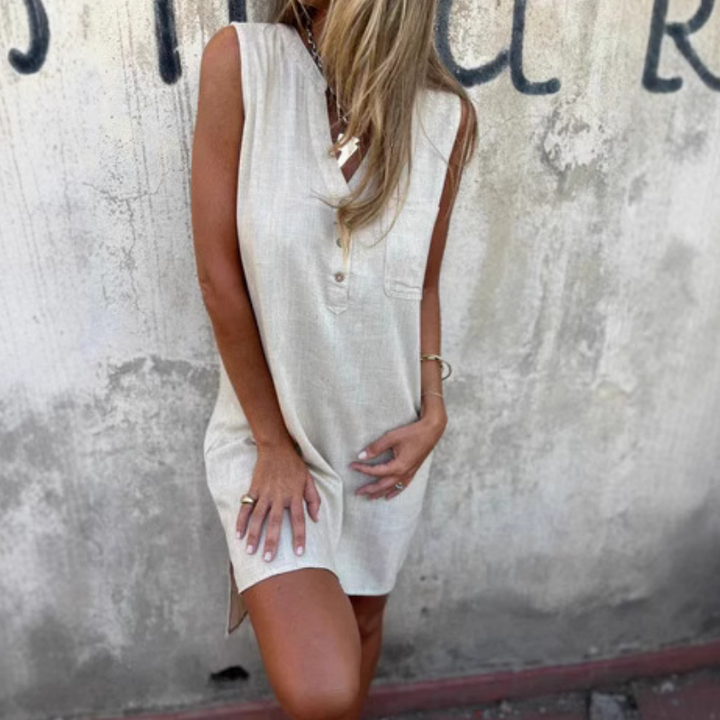 Melvina - Classic Sleeveless Dress