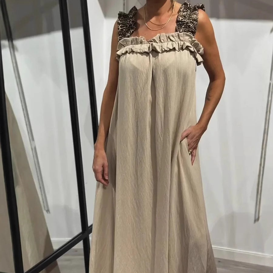 Sonia - Ruffle Drape Dress