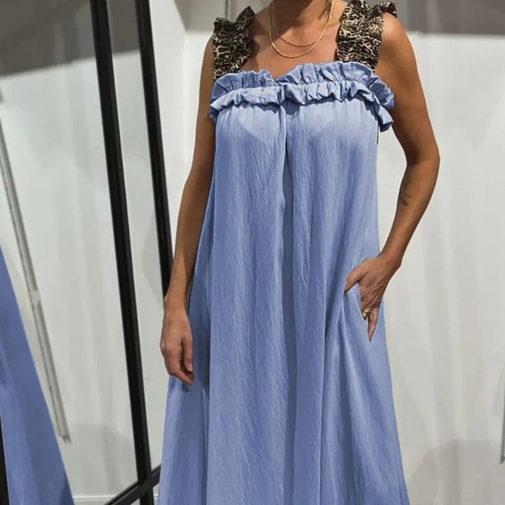 Sonia - Ruffle Drape Dress