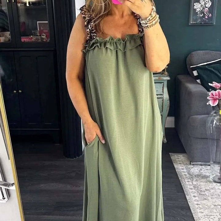 Sonia - Ruffle Drape Dress