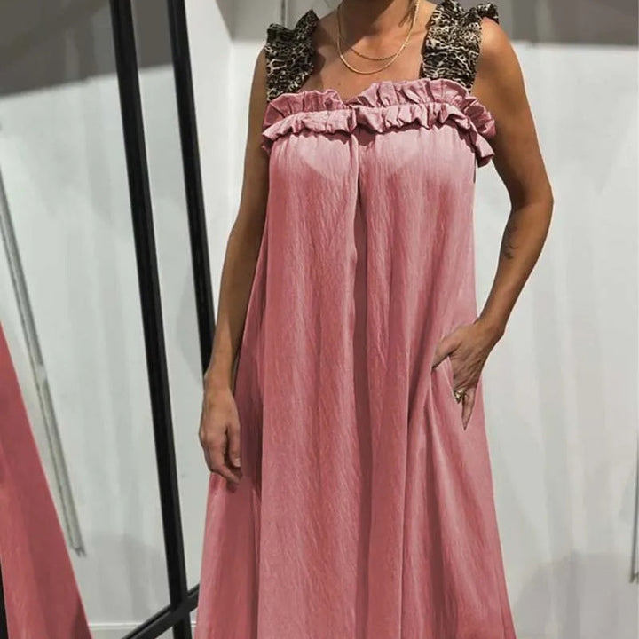 Sonia - Ruffle Drape Dress