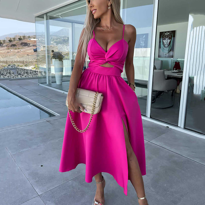 Coralie - Stylish Slit Dress