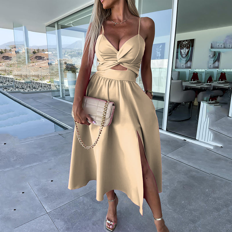 Coralie - Stylish Slit Dress