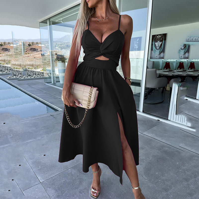 Coralie - Stylish Slit Dress