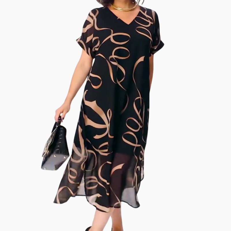 Amanda - Chic Abstract Dress