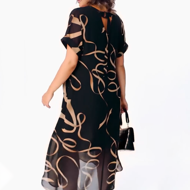 Amanda - Chic Abstract Dress