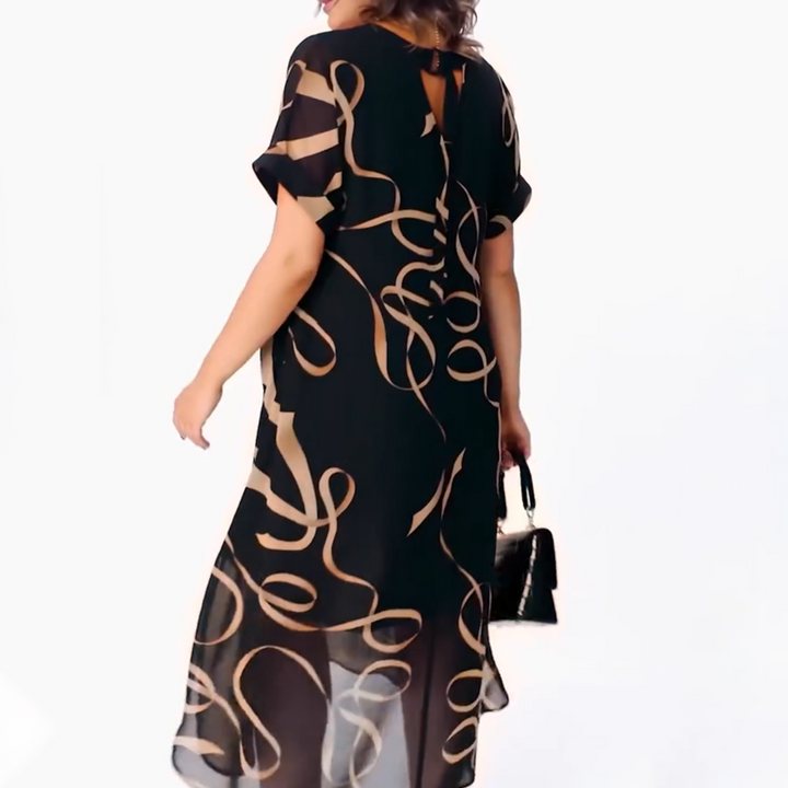 Amanda - Chic Abstract Dress