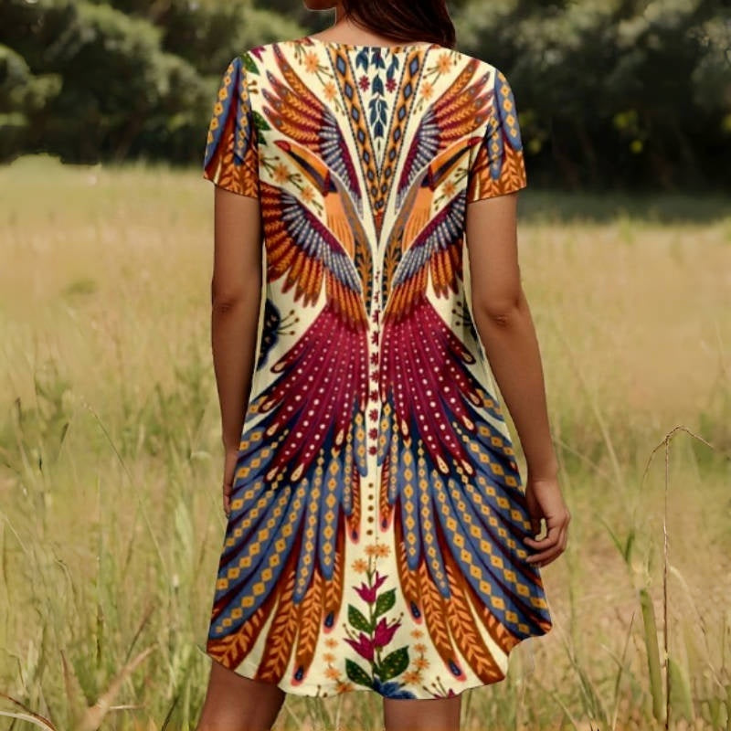 Sahara - Boho Printed Dress