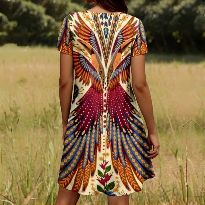 Sahara - Boho Printed Dress