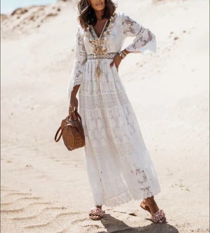 Elisse - Boho Lace Dress