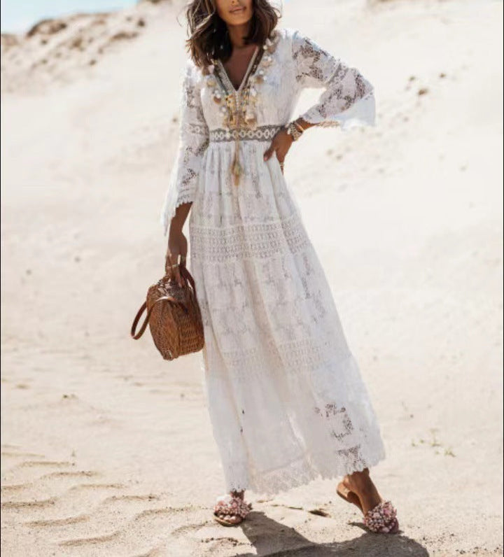 Elisse - Boho Lace Dress