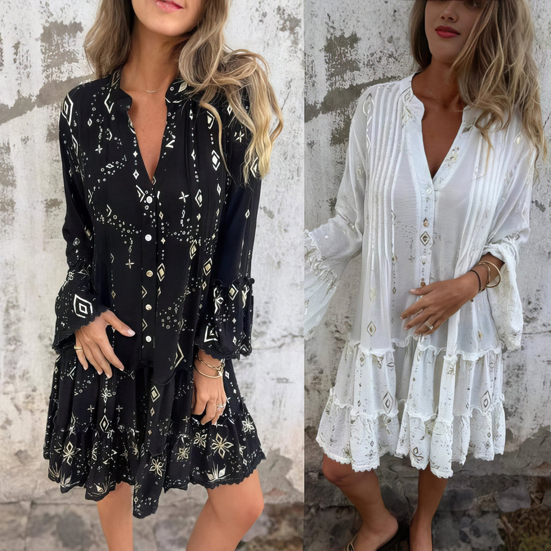 Seanna - Boho Gilded Dress