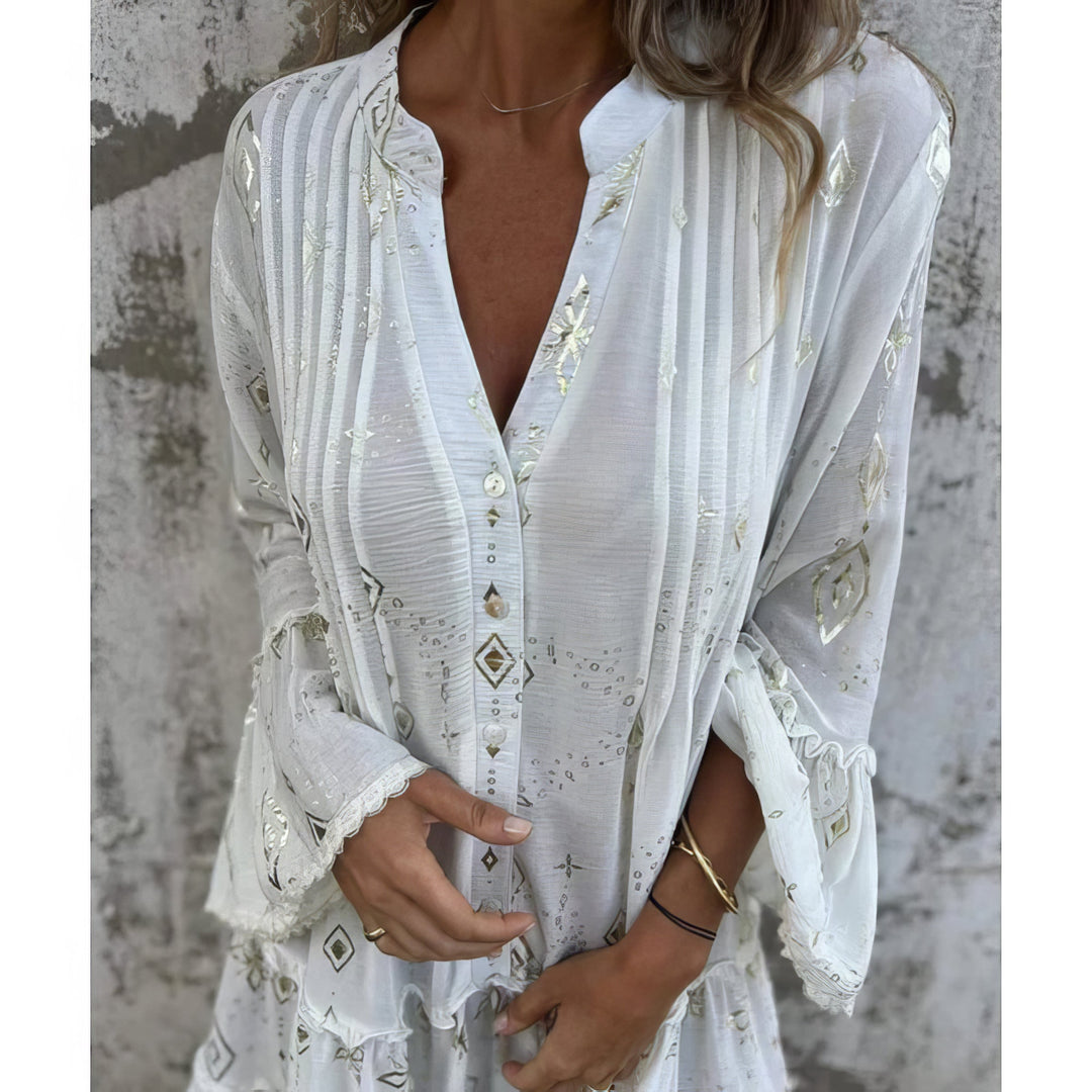 Seanna - Boho Gilded Dress