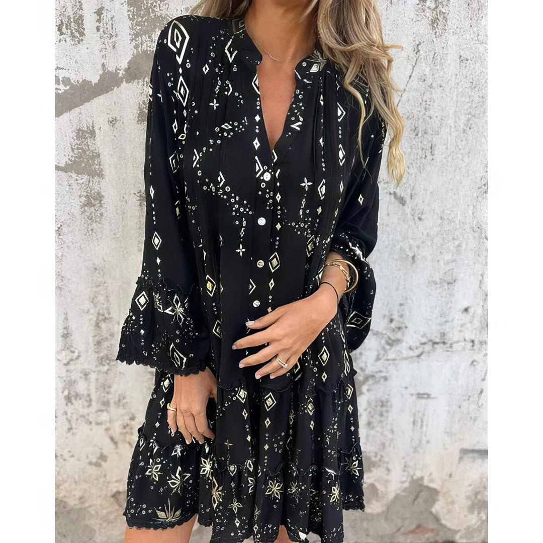 Seanna - Boho Gilded Dress