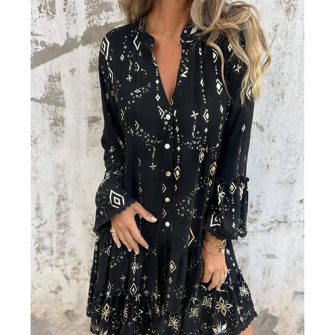 Seanna - Boho Gilded Dress